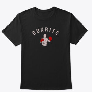 navy black boxrite tshirt