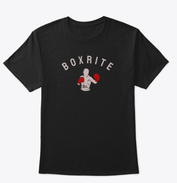 navy black boxrite tshirt